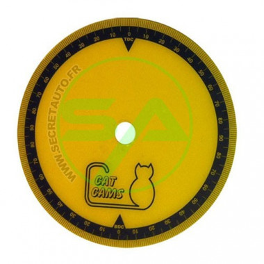 Disque gradué Cat Cams en plastique diamètre 150 mm