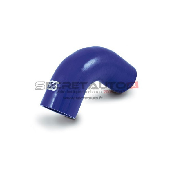 Coude silicone 90° Silicon Hoses, couleur bleu