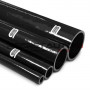 Tube droit silicone Silicon Hoses longueur 1 mètre de couleur noir