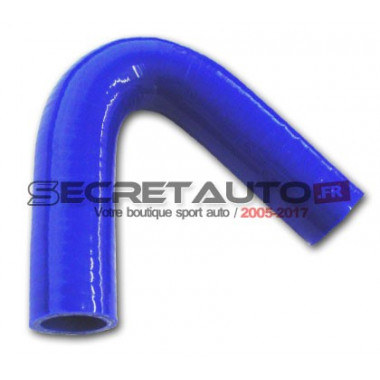 Coude silicone 135° Silicon Hoses de couleur bleu