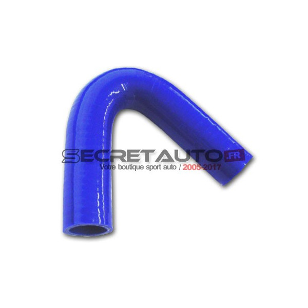 Coude silicone 135° Silicon Hoses de couleur bleu