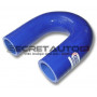 Coude silicone 180° Silicon Hoses, couleur bleu