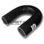 Coude silicone 180° Silicon Hoses, couleur noir