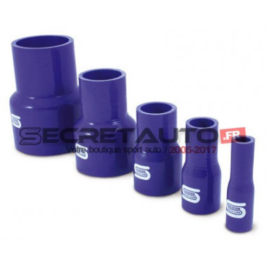 Réducteur droit silicone Silicon Hoses, couleur bleu