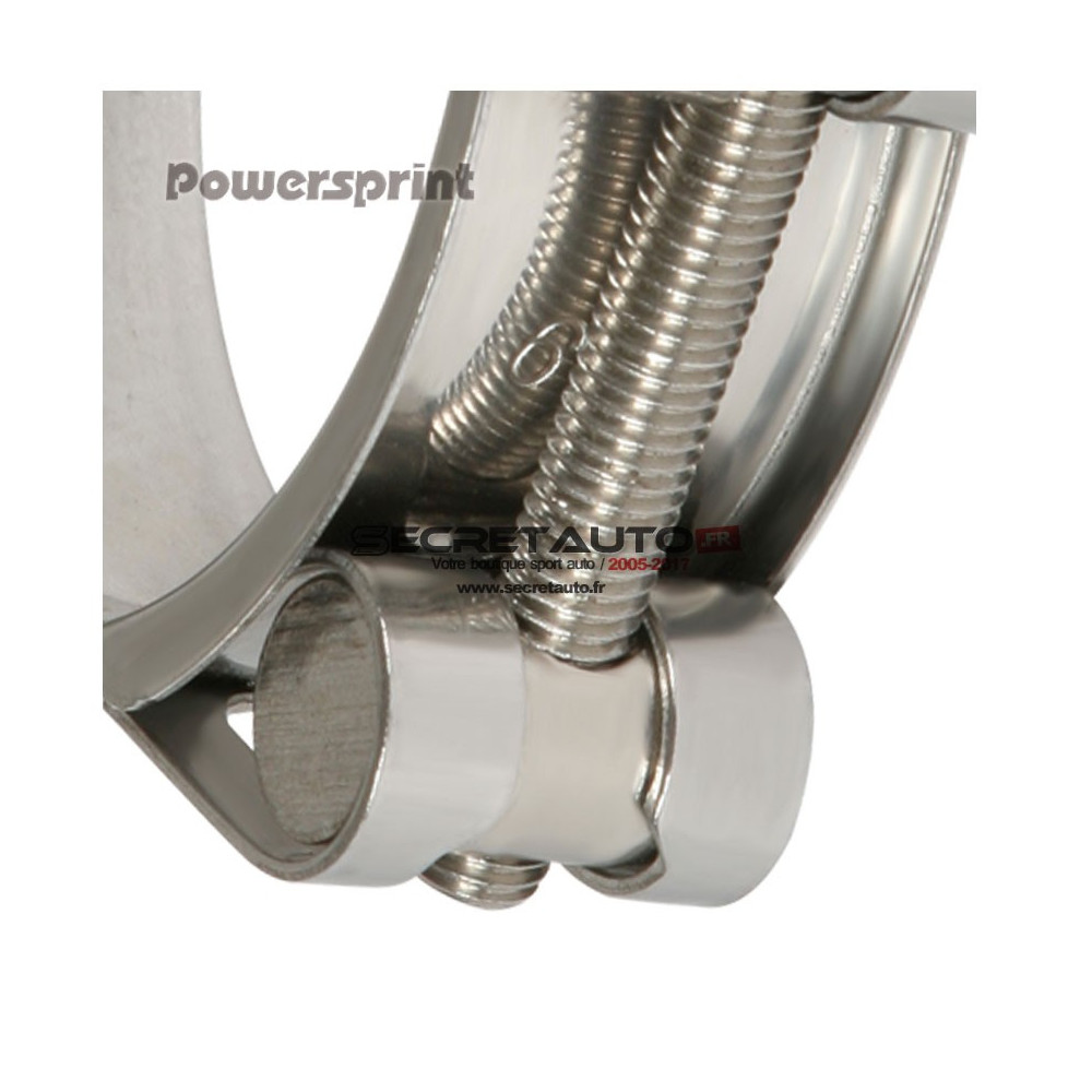 Collier de sérrage Powersprint inox renforcés pour durites, échappement,  circuit de suralimentation turbo