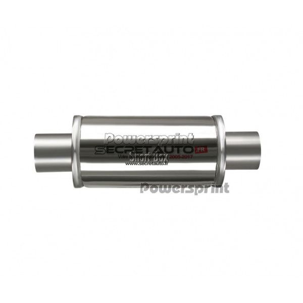 Intermédiaire inox short box Powersprint modèle rond