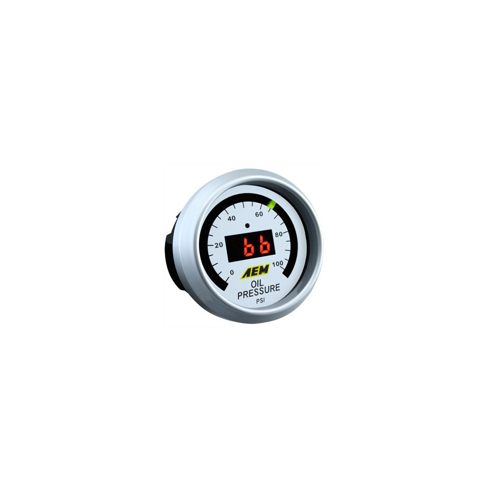 Manomètre de pression d’huile AEM X-Series (0~10bar)