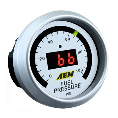 Manomètre AEM digital de pression d'essence de 0 à 100 PSI