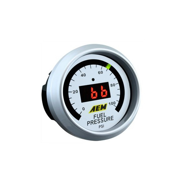Manomètre pression d'essence (0-100 PSI) digital AEM