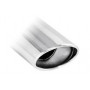  Embout échappement ovale diamètre 120x80 mm - longueur 250 mm - Inoxcar Racing 