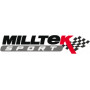 milltek Audi A3 2.0T FSi 2WD 5 Portes (Sportback) 2003-2012 Ligne après catalyseur origine - Avec silencieux intermédiaire - Silencieux Arrière "Small volume" - Sorties Twin Jet 80 SSXAU639