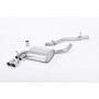 milltek Audi A3 3.2 V6 Quattro 3 Portes et 5 Portes Sportback 2003-2012 Ligne après catalyseur origine - Sans silencieux intermédiaire - Sorties Twin Jet 76 SSXAU504