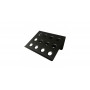 Repose pieds OBP en aluminium pour co-pilote dark matter OBP-0400DM