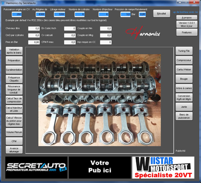 logiciel Harmonics performance