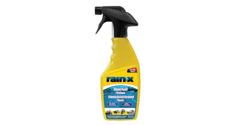 Produit Rain X déperlant plastique