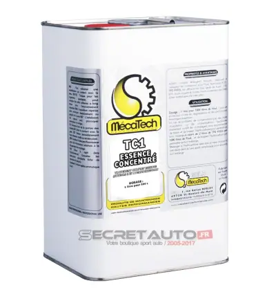 Additif moteur essence Mécatech TC1 traitement préventif injection 5L
