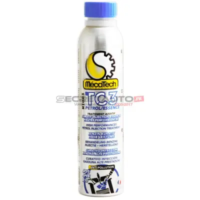 Additif nettoyant circuit d'essence curatif Mécatech TC3 300 ml