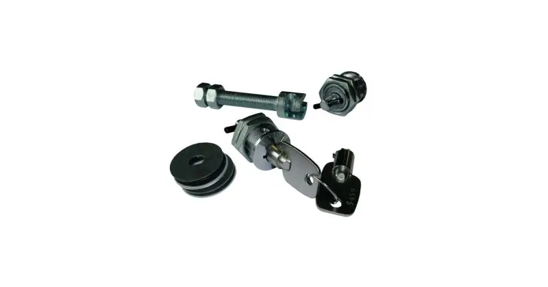 Attache capot avec fermeture à clefs Bratex