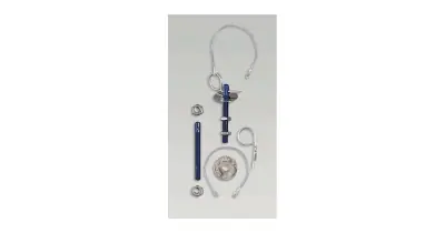 Attache capot avec petite goupille alu OMP
