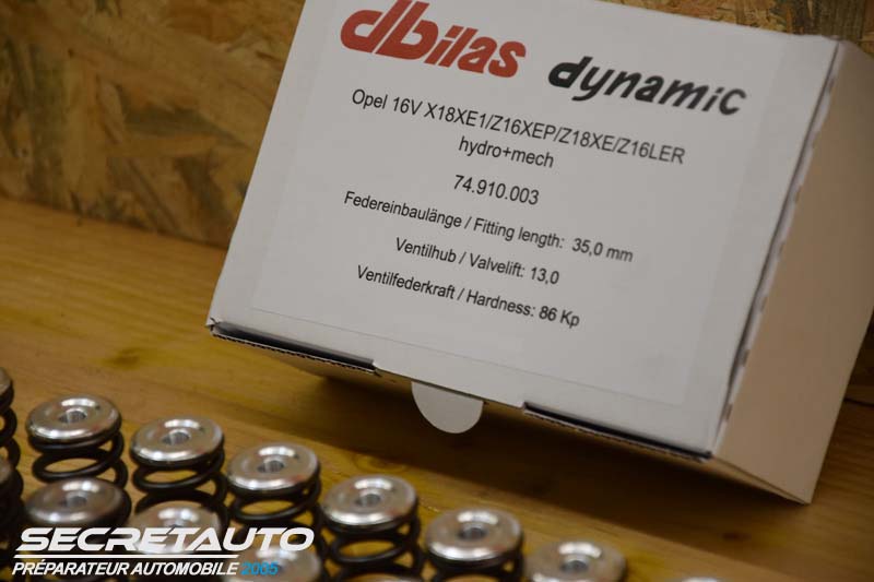 Kit ressorts de soupapes Dbilas Dynamic Opel 16s X18XE1 / Z16XEP / ZP18XE et Z16LER