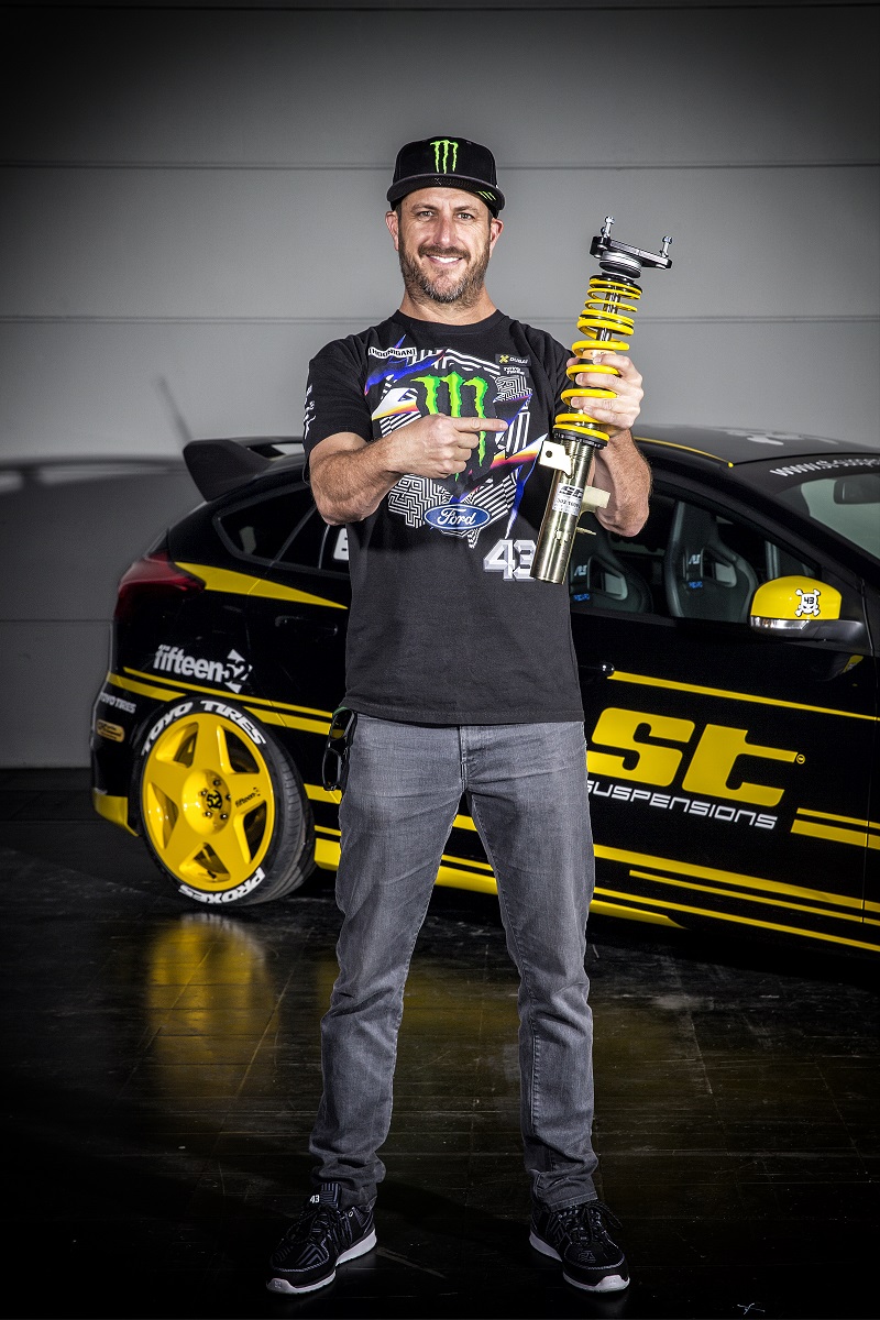 Ken Block recommande les combinés filetés ST SUSPENSIONS