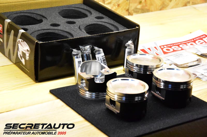 Kit pistons forgés Wossner Golf 2 G60 pour convertion turbo