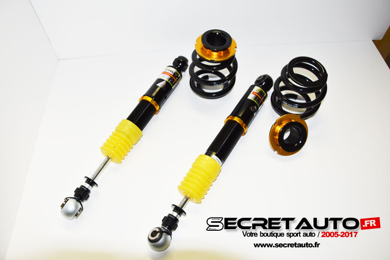 Jambes arrières filetées de combiné fileté Yellow Speed Racing Audi S3 8L