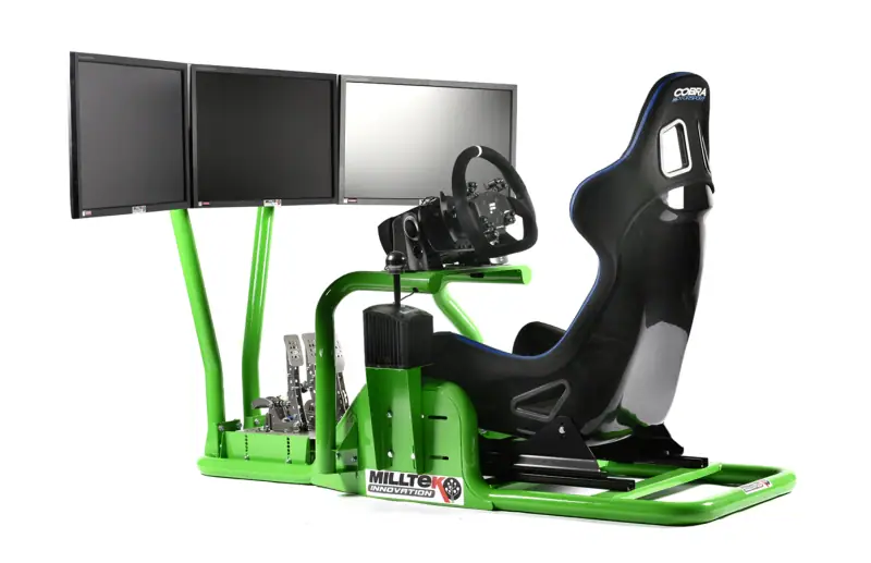 Innovation Milltek : cadre simulateur de course