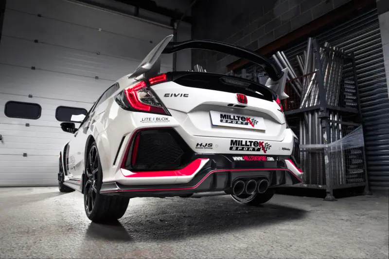Nouvelle ligne échappement Milltek pour Honda Civic Type R FK8 2.0 i-VTEC