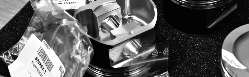 Pistons forgés et segments