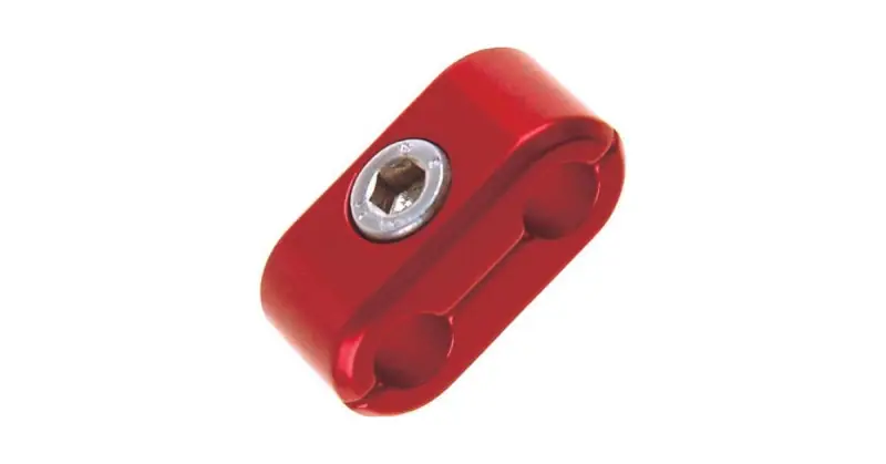 Collier 2 voies pour durite
