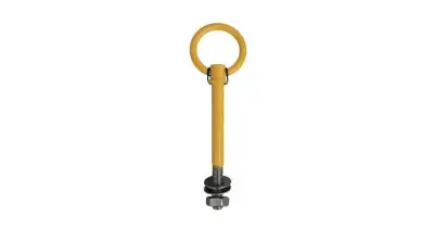 Crochet de remorquage OMP en inox