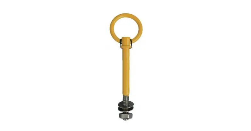 Crochet de remorquage OMP en inox