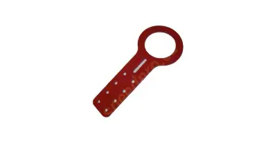 Crochet de traction plat en aluminium