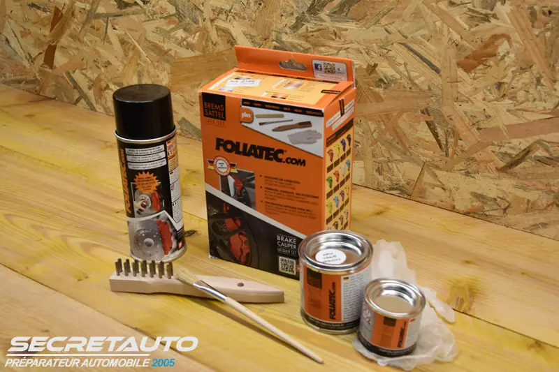 Peinture Foliatec pour étrier de frein