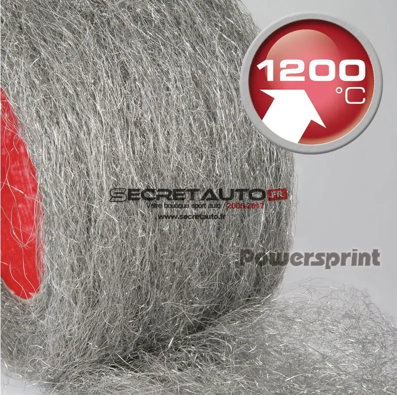 Laine échappement performance acier Powersprint
