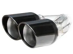 Embout échappement black edition 2 x diamètre 80 mm - longueur 230 mm - Inoxcar Racing