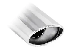 Embout échappement ovale diamètre 120x80 mm - longueur 250 mm - Inoxcar Racing