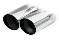 Embout échappement racing 2 x diamètre 76 mm - longueur 230 mm - Inoxcar Racing