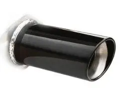 Embout échappement rond black edition diamètre 80 mm - longueur 250 mm - Inoxcar Racing