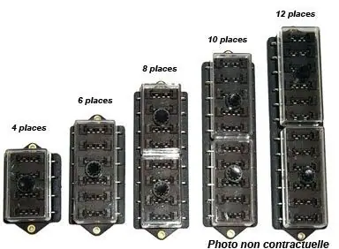 Portes fusibles de 4 à 12 places