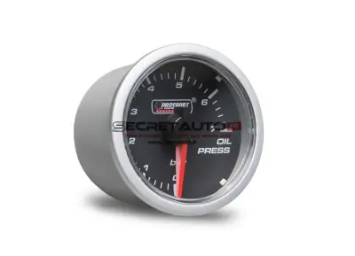 Manomètre de pression d'huile Prosport Clear Lens Series