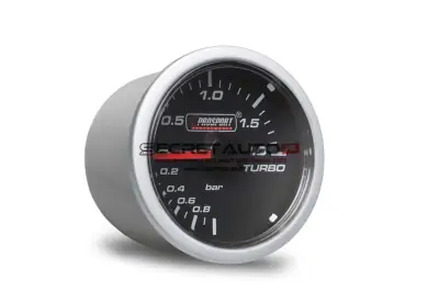 Manomètre de pression de turbo Prosport Clear Lens Series