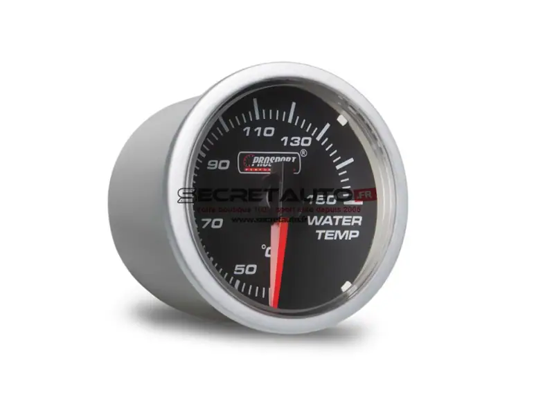 Manomètre de température d'eau Prosport Clear Lens Series