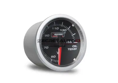 Manomètre de température d'huile Prosport Clear Lens Series