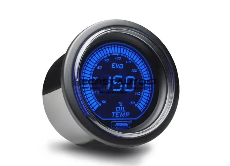 Manomètre digital de température d'huile Prosport EVO