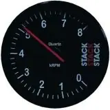 Manomètre Ø80mm compte-Tours 0-8000 tours Stack ST 200 Clubman