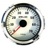 Manomètre Ø80mm compte-tours 7000 tours pour moteurs 4, 6 et 8 cylindres VDO — photo 3