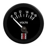 Manomètre Stack électrique - Voltmètre 8 à 18 volts