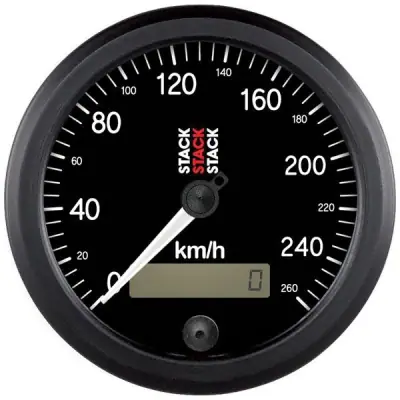 Manomètre Stack Ø88 mm - Compteur de vitesse 0 à 260km / h — photo 2